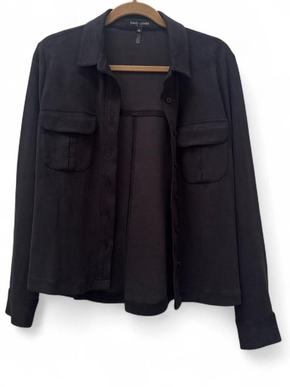 David Lerner New York Suede shirt